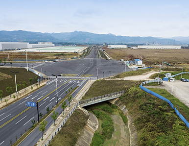 经开区东区道路新建工程（七线道路兵装集团段）施工